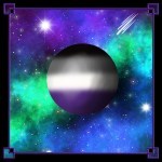 LGBTQIA+ Moon Asexual