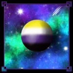 LGBTQIA+ Moon Non-Binary