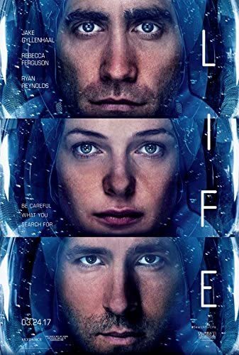 Amazon.com : LIFE (2017) Original Movie Poster 27x40 - Dbl-Sided - Jake Gyllenhaal - Ryan Reynolds - Rebecca Ferguson : Everything Else