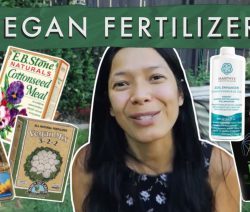 graphic with personal photo and images of various soil fertilizers