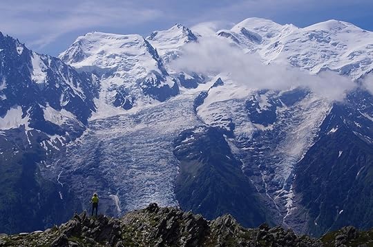 Mont Blanc and Glacier views from Le Brevent,hikes to glaciers