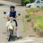 honda super cub girl