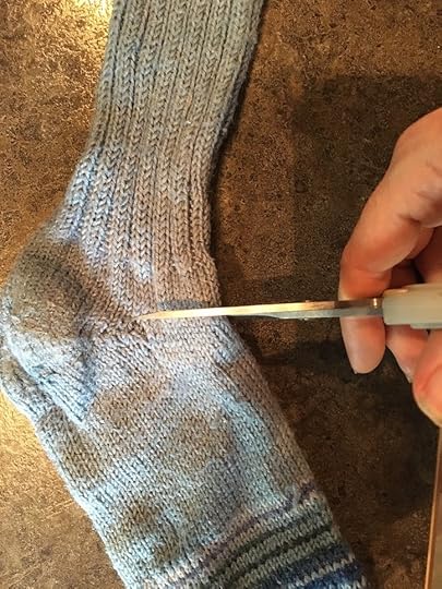 Knitting Socks back on stitches