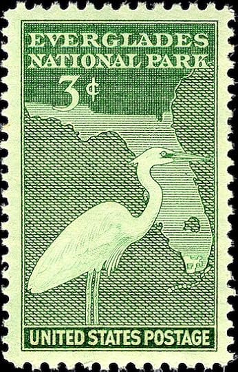 Everglades National Park postage stamp 1947