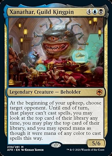 Classic villain on a card