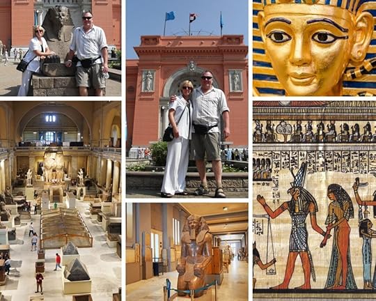 The Backpacking Housewife visiting The Museum of Egyptian Antiquities in Tahrir Square, Cairo, Egypt.