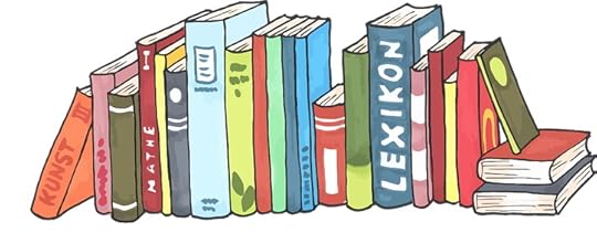 row of books