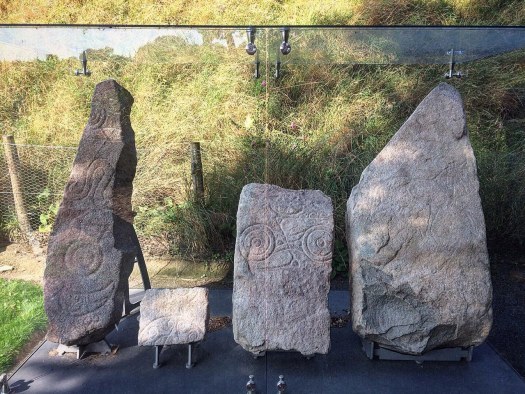 Pictish stones by the Bass of Inverurie