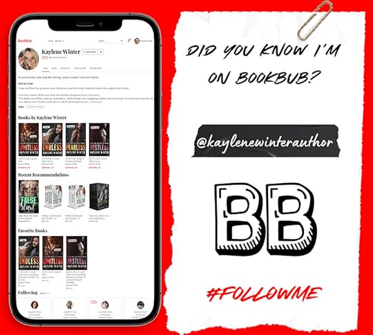 Follow Me On BookBub!