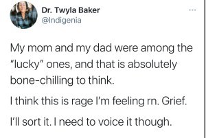 @Indigenia tweets My mom and my dad were among the