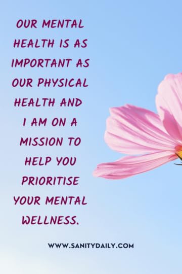 mental health blogger