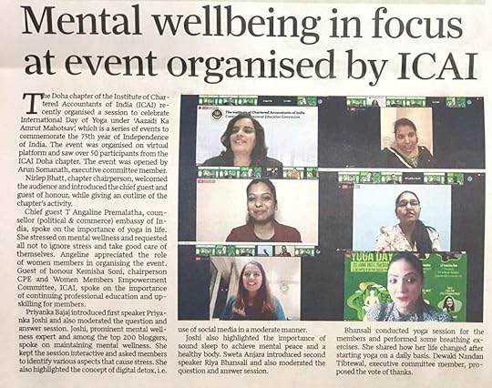 mental health blogger