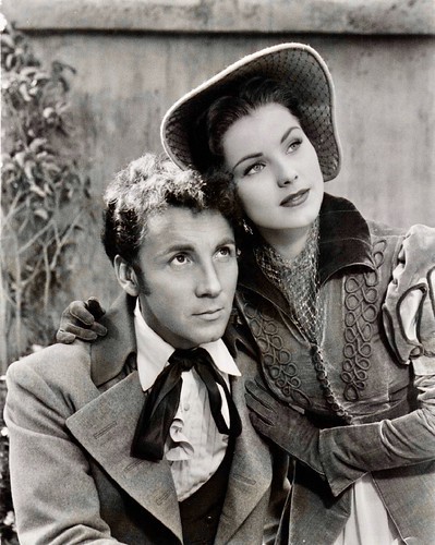 Cameron Mitchell and Debra Paget in Les Miserables (1952), photographed by Lewis Milestone.
