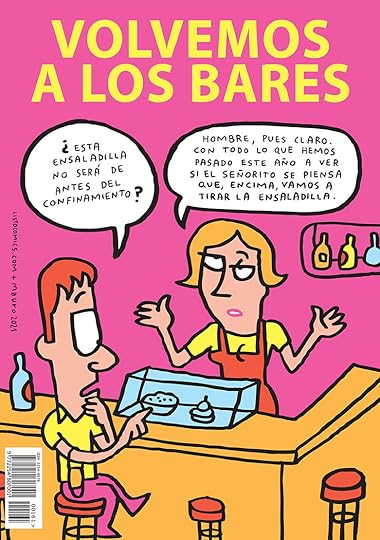 Contraportada del TMEO ESPECIAL BARES con guion de Xavier Àgueda, dibujo y color de Mauro Entrialgo.
