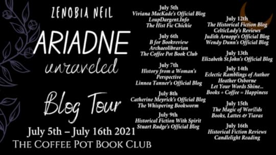Ariadne Unraveled Tour Schedule Banner