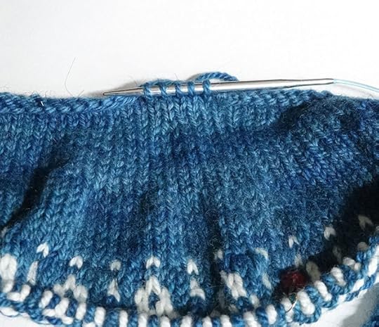 Picking Up Neck Stitches