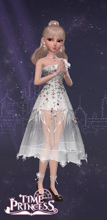 Si-woo in a glamorous modern white dress