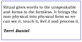 Column: Rituals for Grieving Change