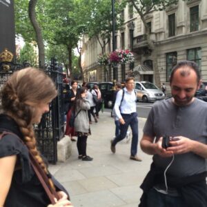 people watching London