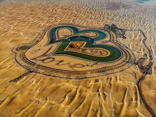 Aerial,View,Of,Entire,Love,Lake,Dubai,At,Al,Qudra, week in Dubai