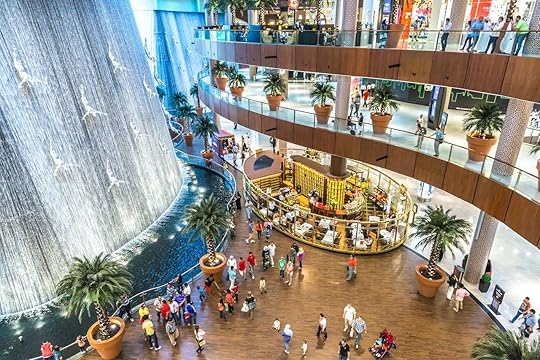 Dubai,,Uae,-,October,1:,Waterfall,In,Dubai,Mall,-, week in Dubai