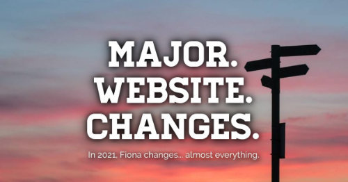 Fiona Broome's websites change NOW