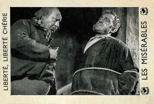 Harry Baur and Charles Vanel in Les Misérables (1934)