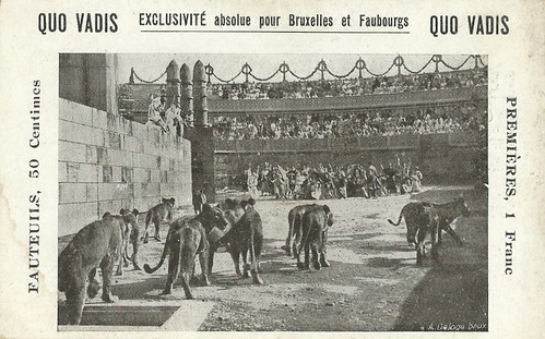 Quo vadis (1913) at the cinema Majestic in Brussels