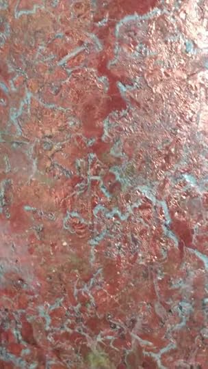 raku pottery vase texture and finish