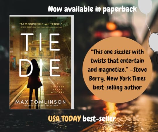 May be an image of text that says 'Now available in paperback ATMOSPHERIC AND TENSE.' INGA TIE DIE 