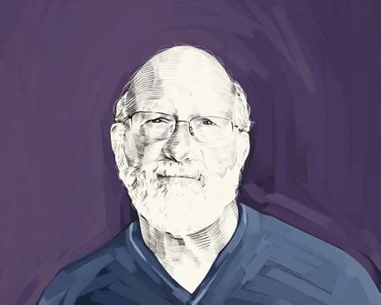 Artist's rendering of Dennis McKenna.