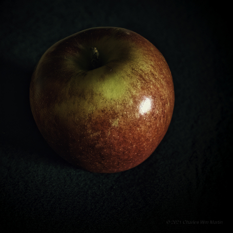 the core of the apple