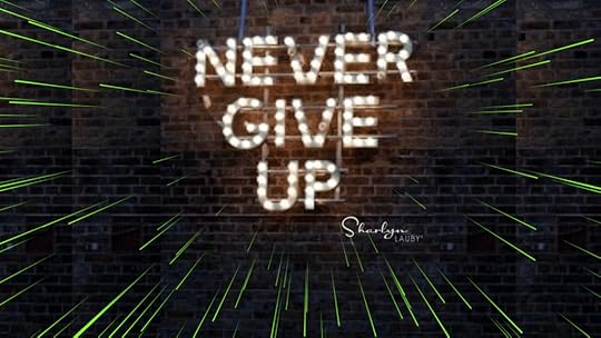 wall sign never give up meaning empathy
