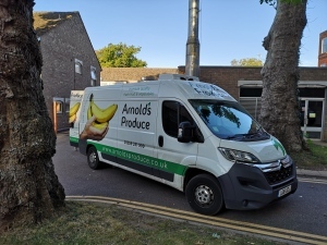 An Arnold's Produce van.