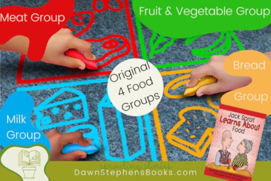 Jack Sprat Learns about Food. The original 4 food groups: meat group. milk group, fruit & vegetable group, and bread group