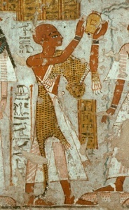 Priest making offering