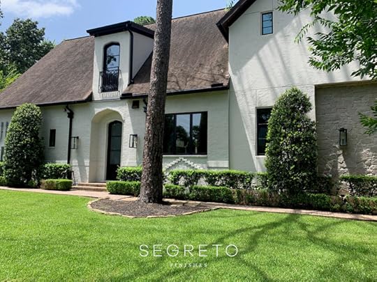 After brick and stone treatment