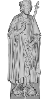 Solomon, Prophet, Statue, 3D, Biblical