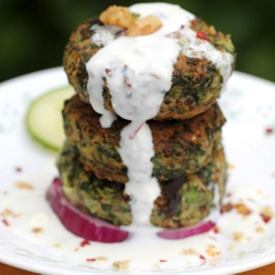 Kale, Walnut, and Quinoa Patties