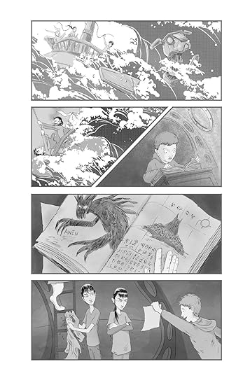 Opening to “The Conjurers” book three done in graphic novel style.