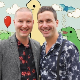Authors with dinos