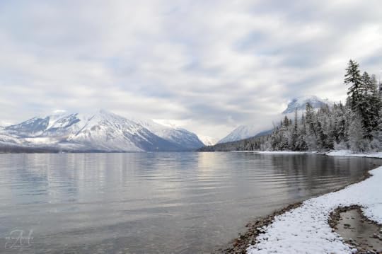 Snowy mountains and Lake McDonald in Montana - ©MK McClintock