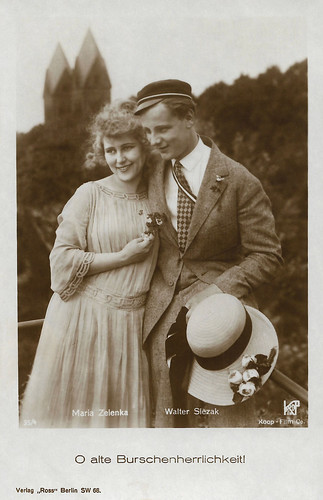 Maria Zelenka and Walter Slezak in O alte Burschenherrlichkeit! (1925)