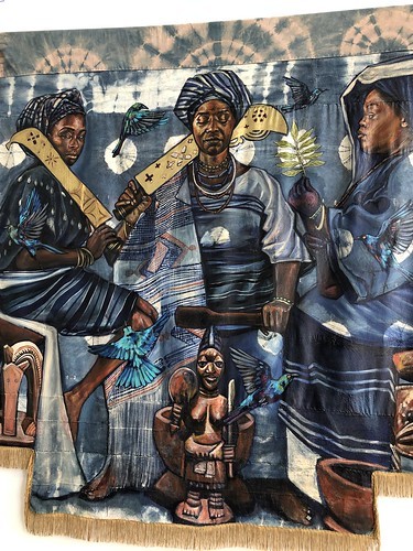 Indigo exhibit-Painting by Stephen Hamilton