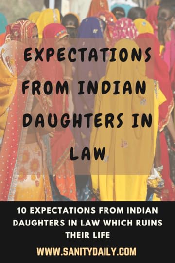Expectations From Indian Daughters in law