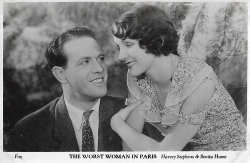 Benita Hume and Harvey Stephens in The Worst Woman in Paris?