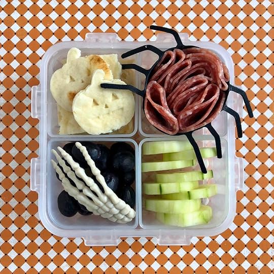 A Halloween bento box