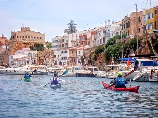 Paddling into Ciutadella