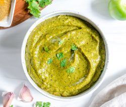 Creamy Tomatillo Avocado Salsa Verde