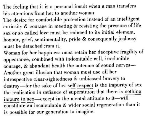 Feminist Manifesto by Mina Loy part 4